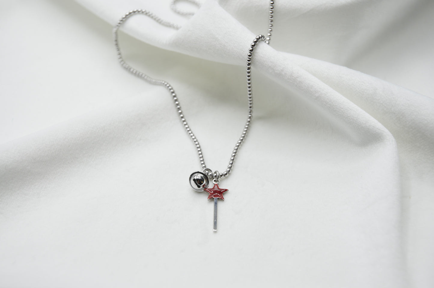 Collana Stella con campanella argento 925