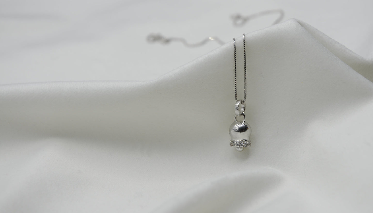 Collana campanella di San Michele argento 925