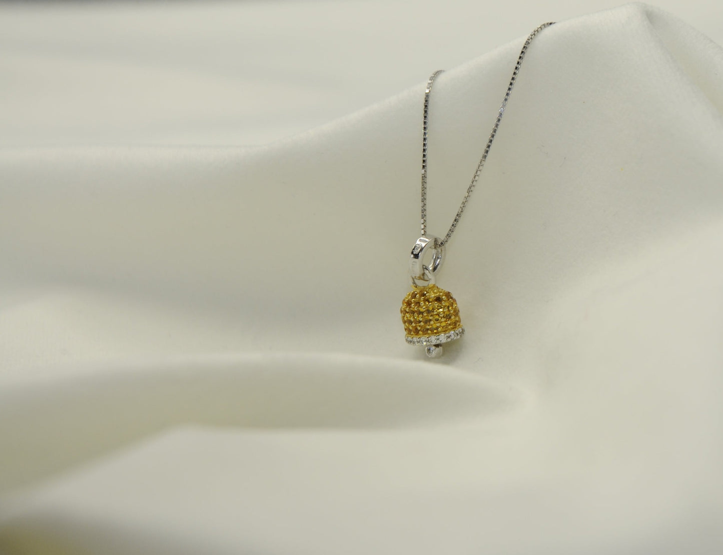 Collana campanella di San Michele argento 925