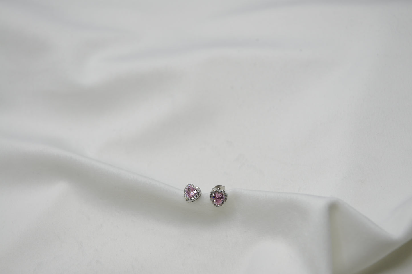 Orecchini lobo cuore argento 925