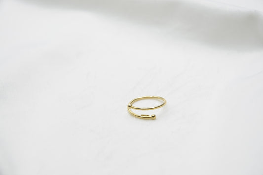 Anello incrocio argento 925