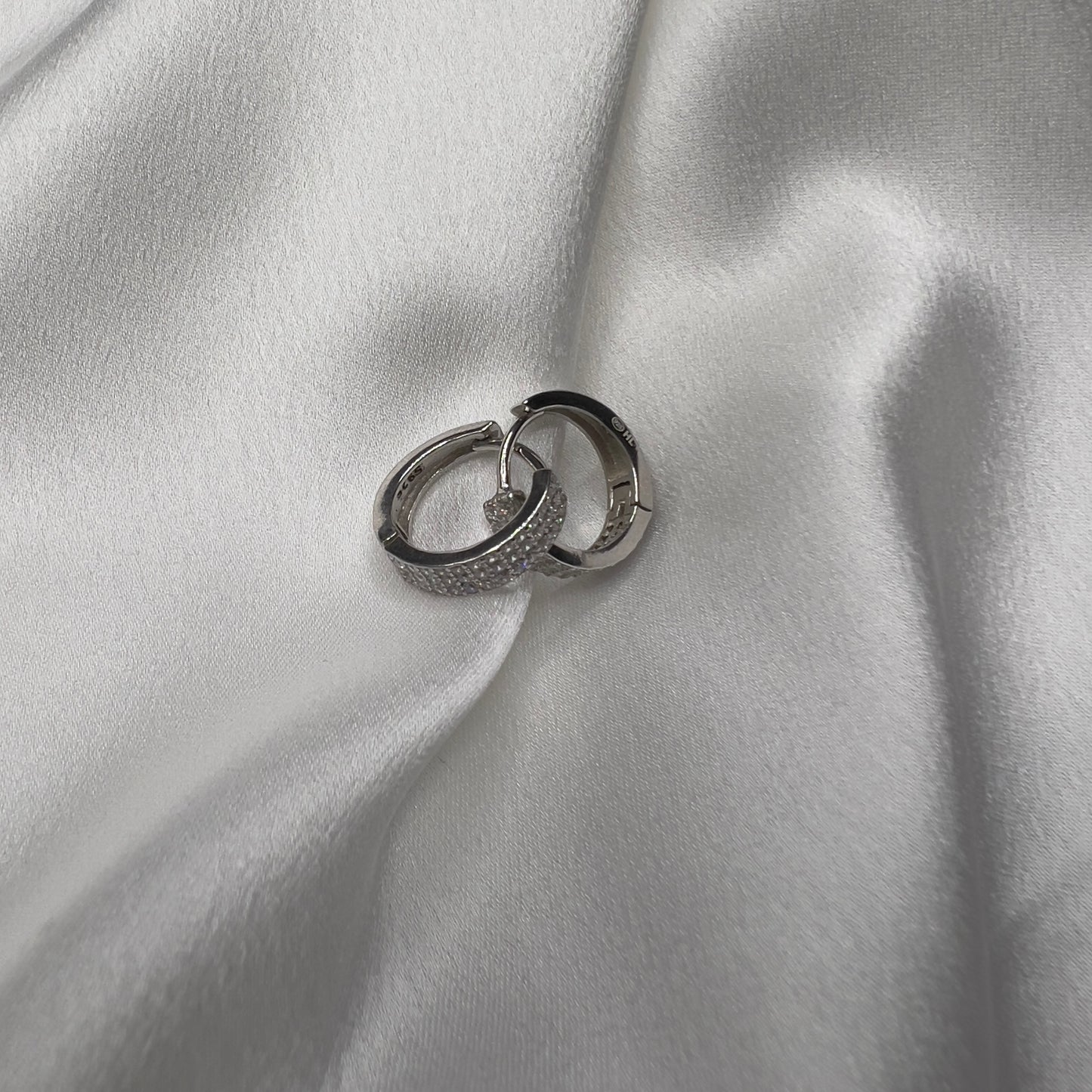 Orecchini zirconati argento 925
