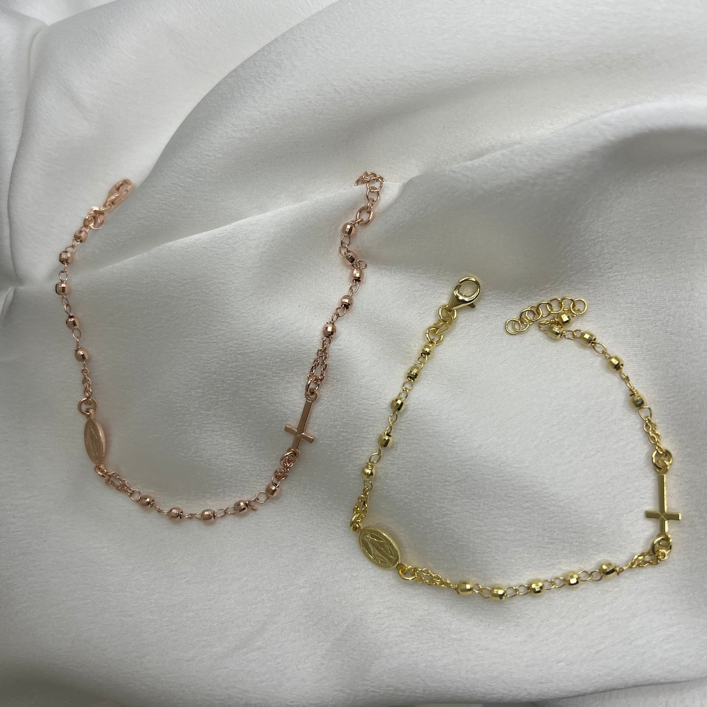 Bracciale rosario argento 925