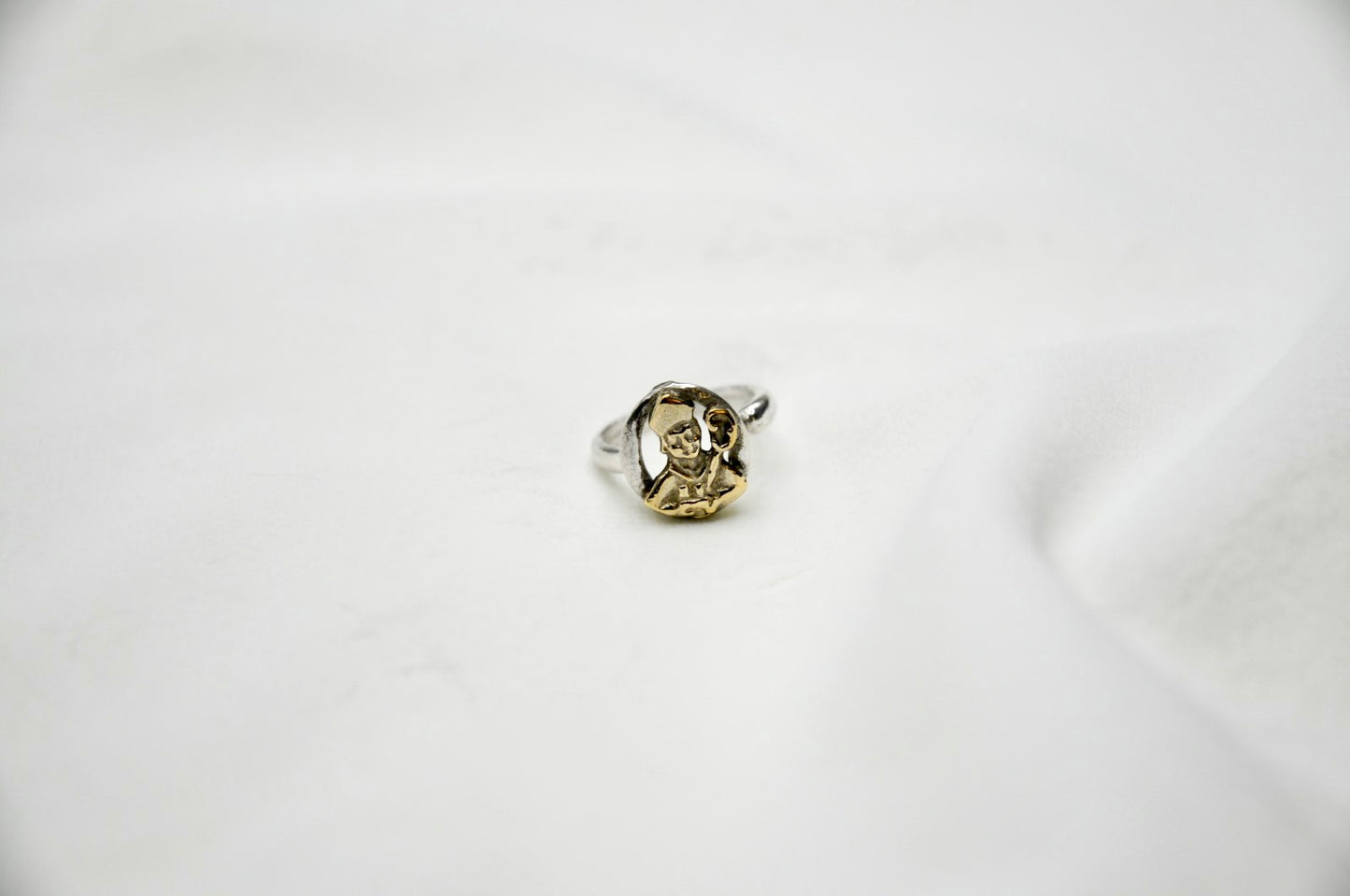Anello sfera San Gennaro argento 925