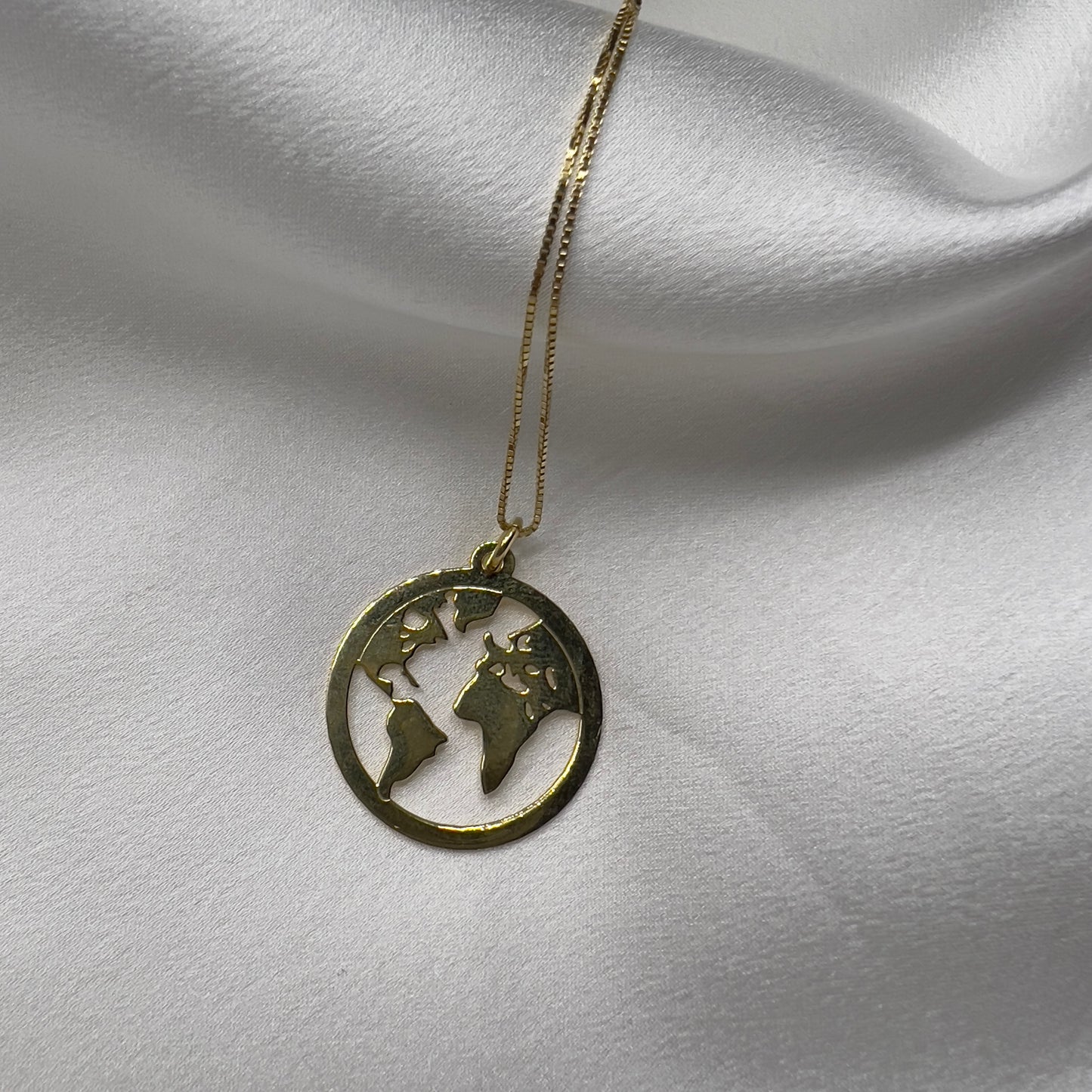 Collana mondo argento 925