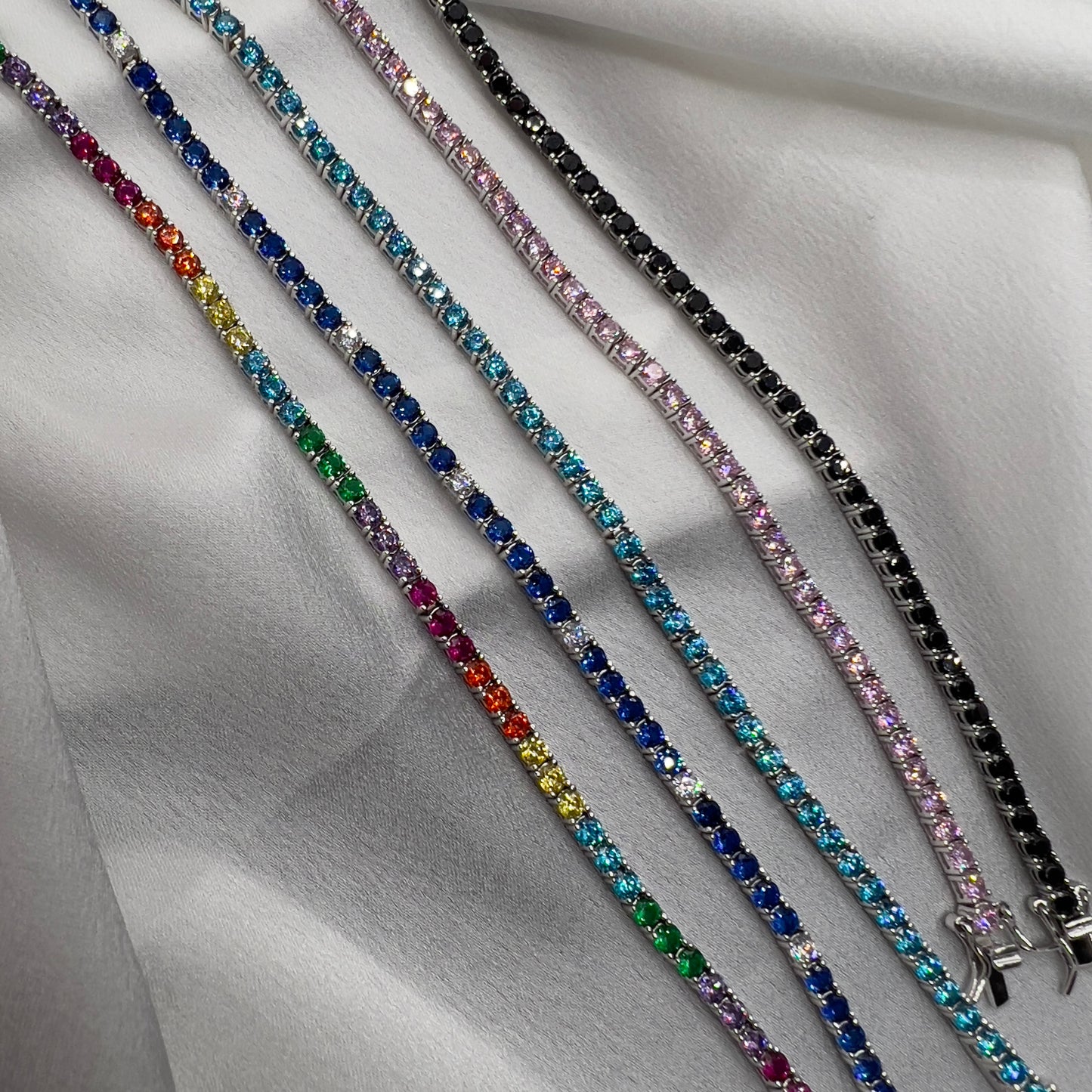 Tennis bracciale argento 925
