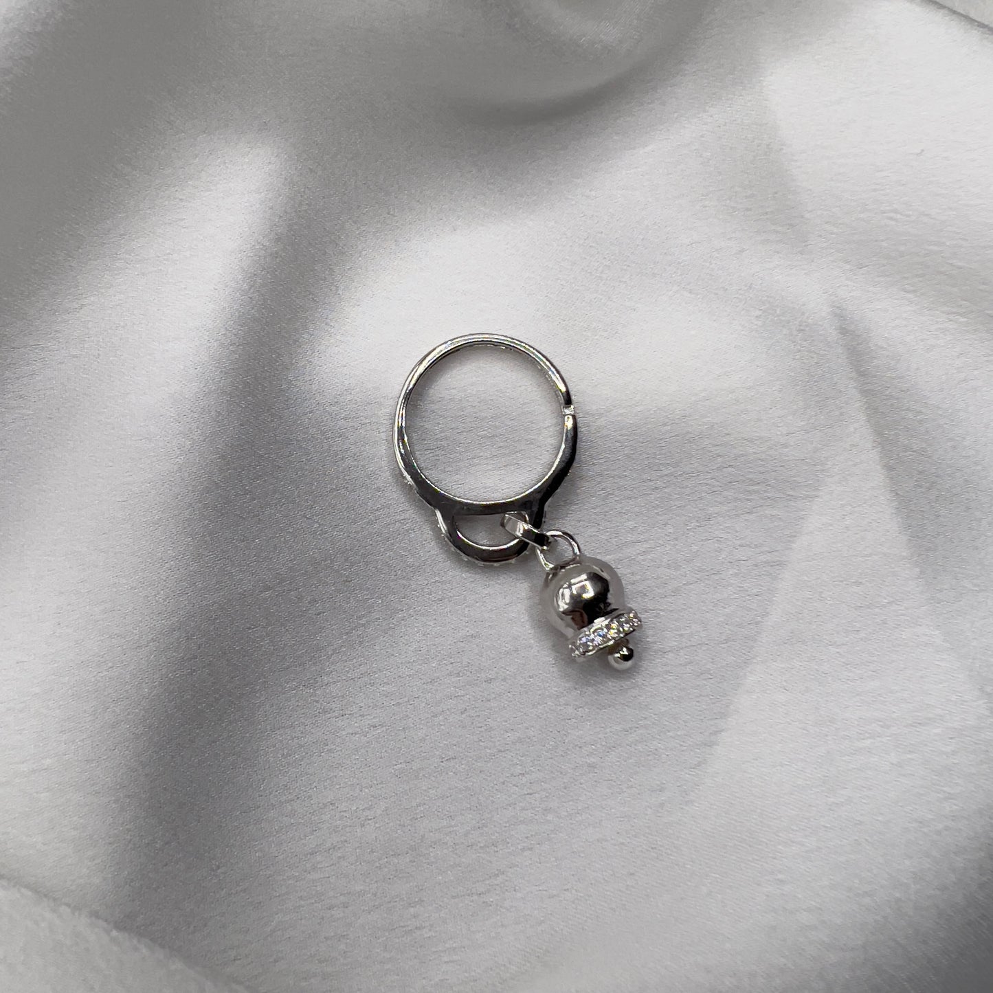 Anello campanella San Michele argento 925