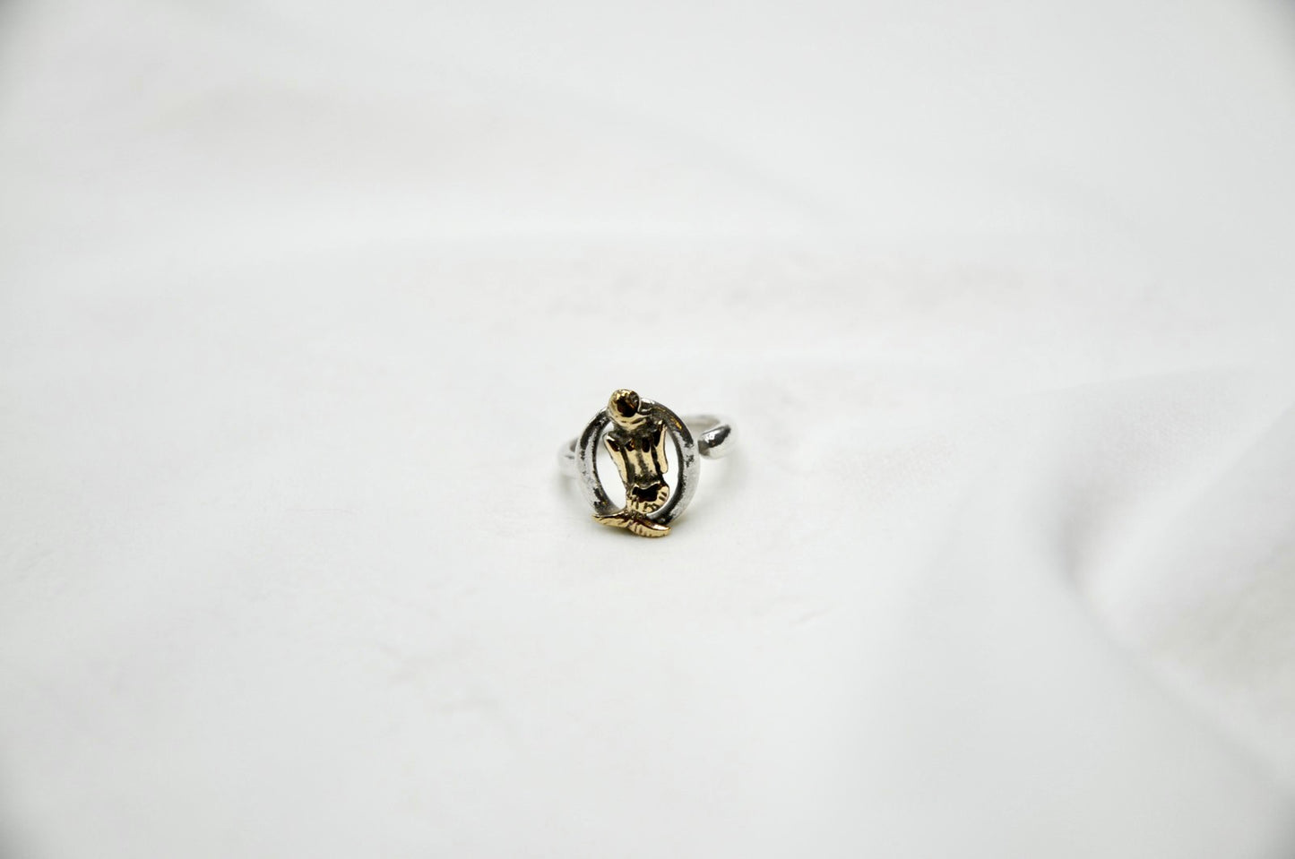 Anello sfera sirena Partenope argento 925