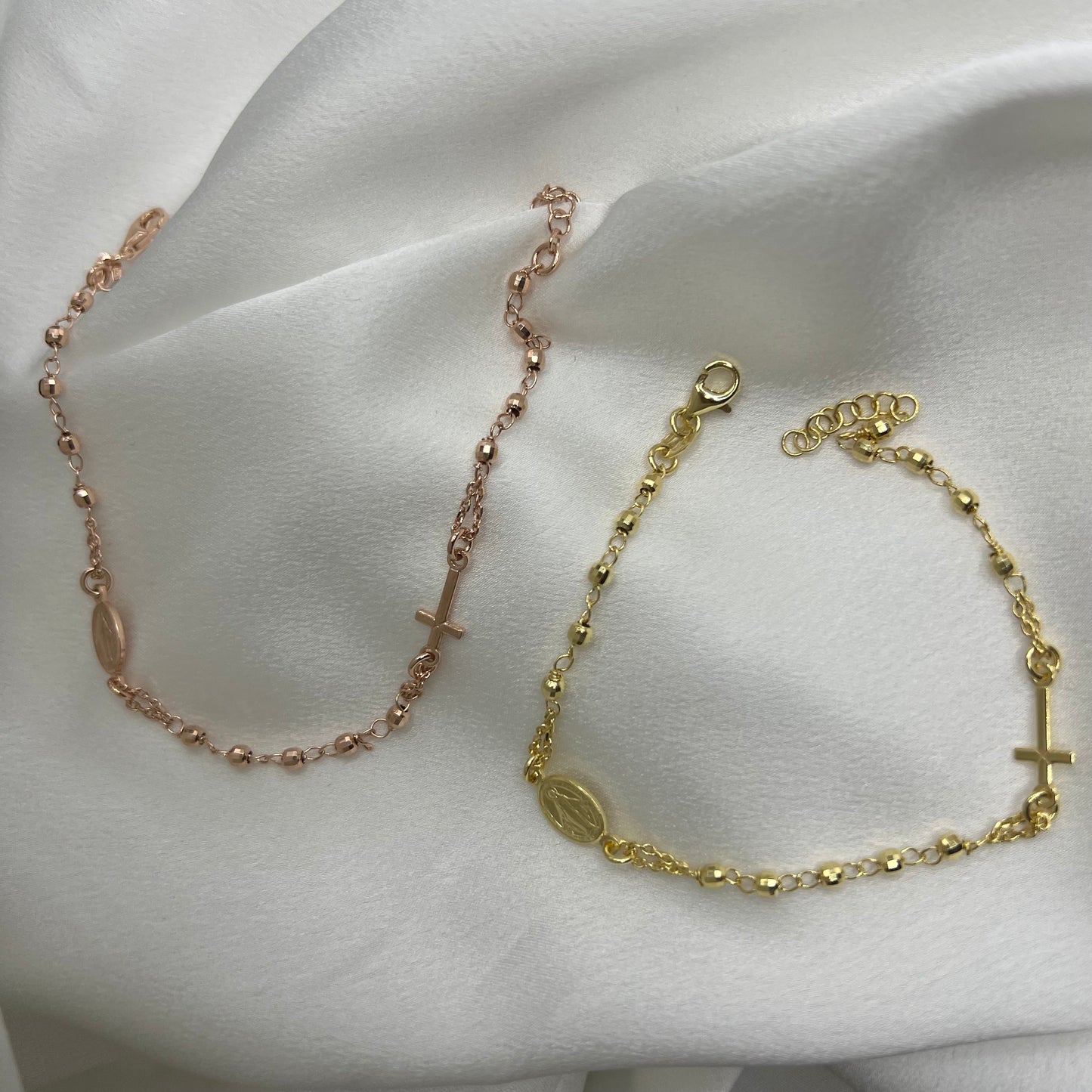 Bracciale rosario argento 925
