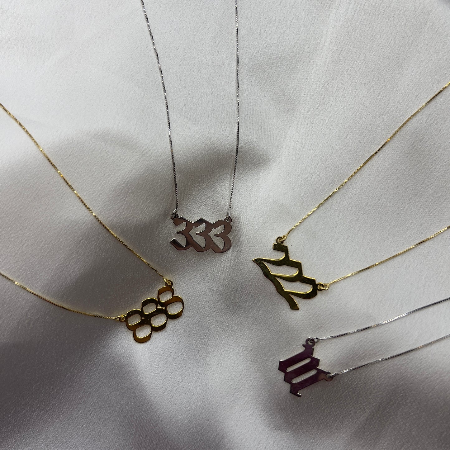 Collana numero angelico argento 925
