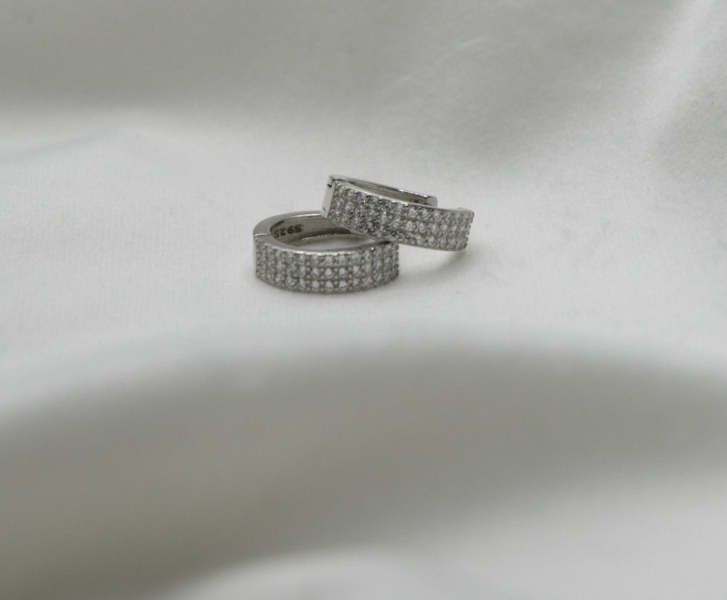 Orecchini zirconati argento 925