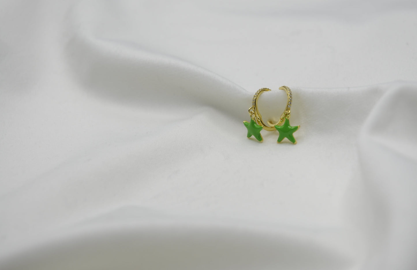 Orecchini pendenti stella argento 925