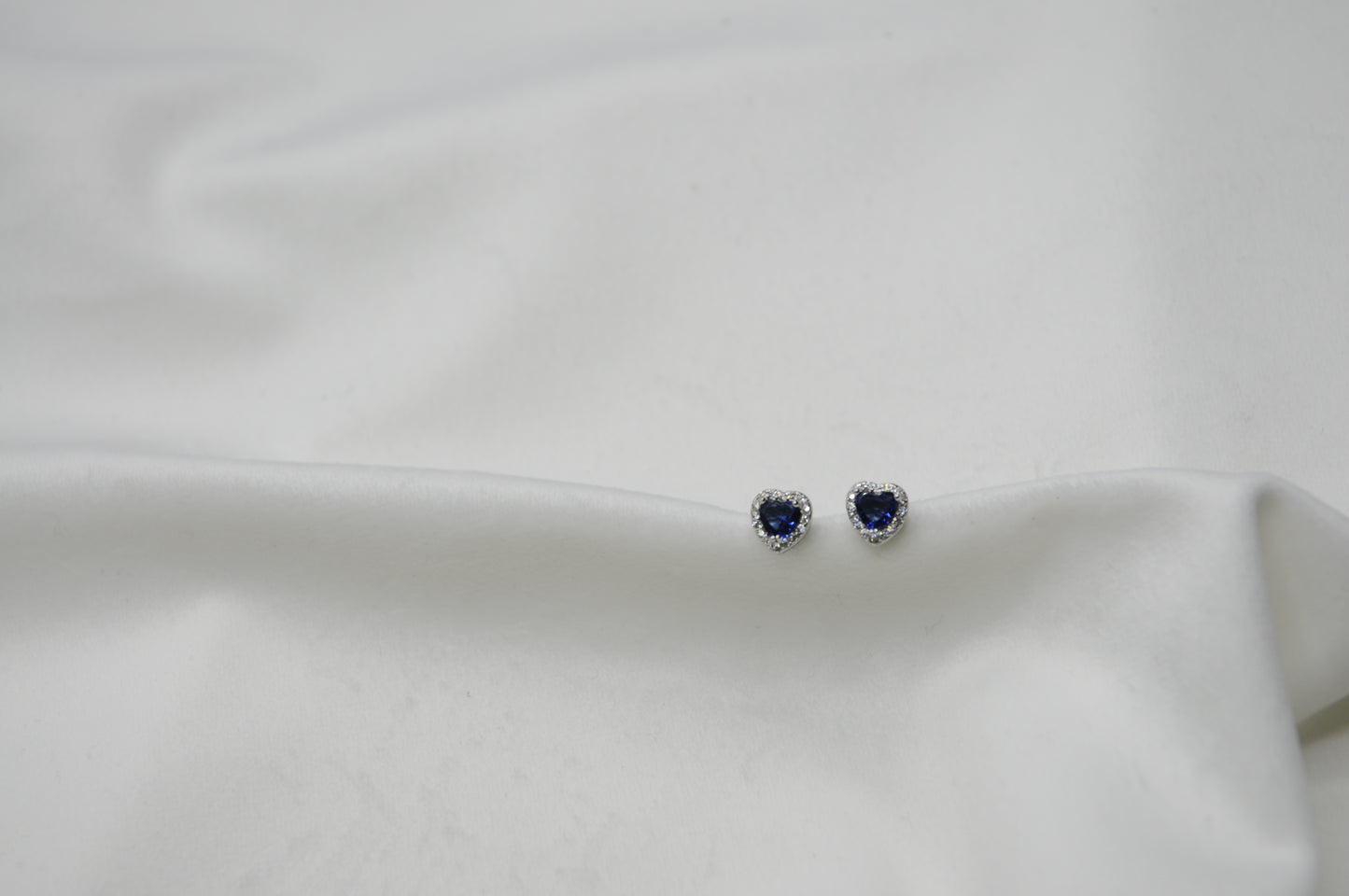 Orecchini lobo cuore argento 925