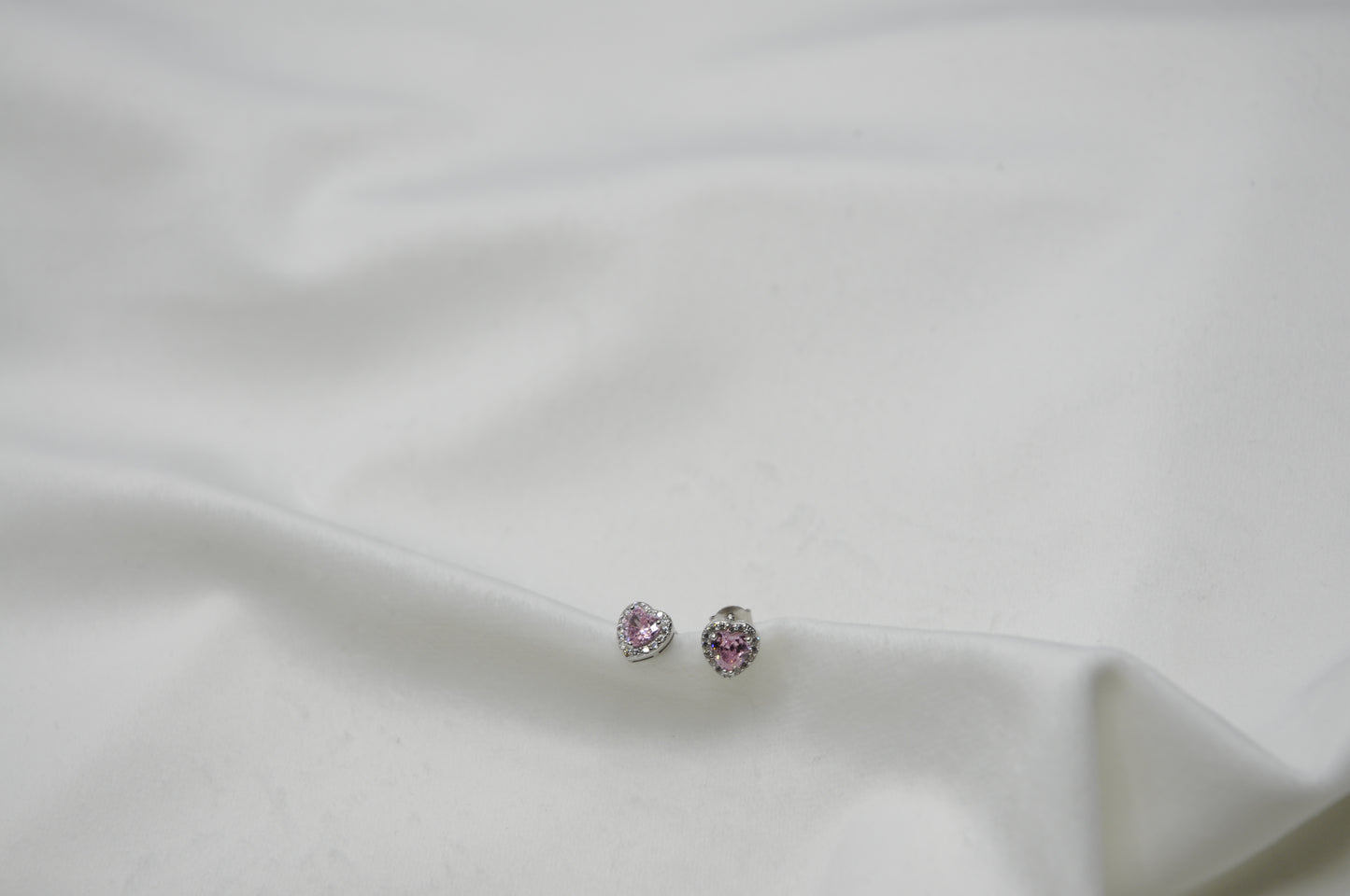 Orecchini lobo cuore argento 925