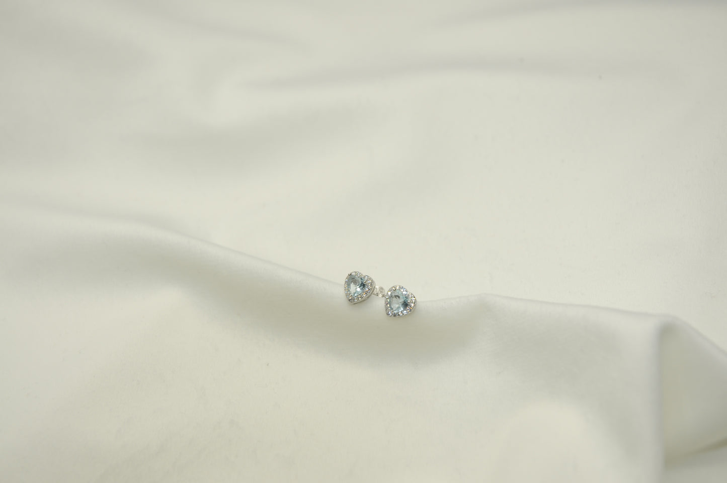 Orecchini lobo cuore argento 925