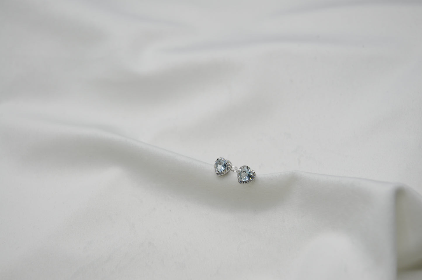 Orecchini lobo cuore argento 925