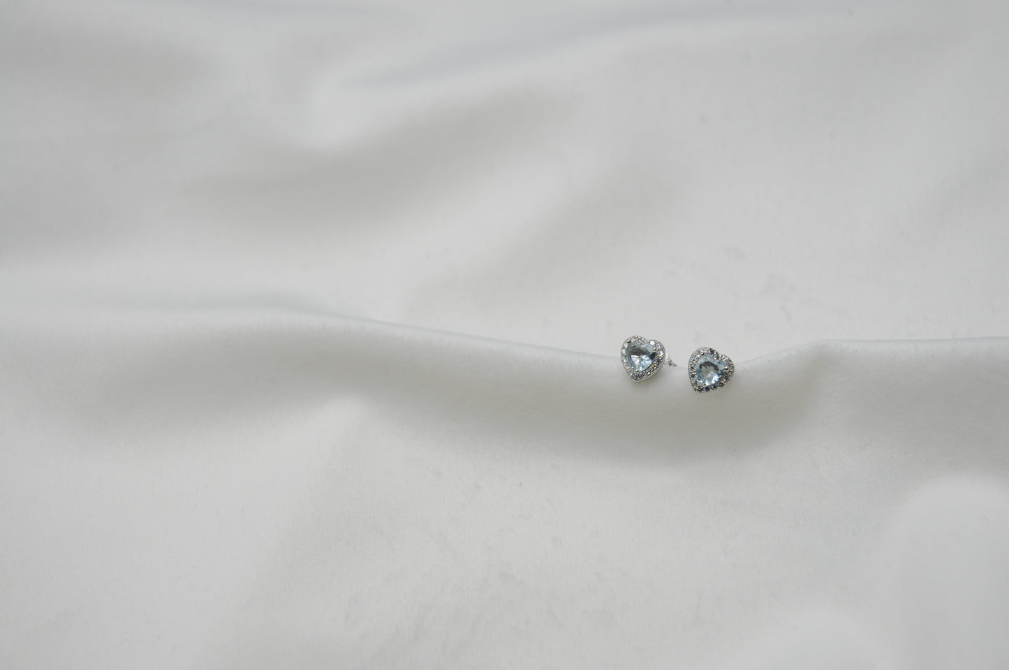 Orecchini lobo cuore argento 925
