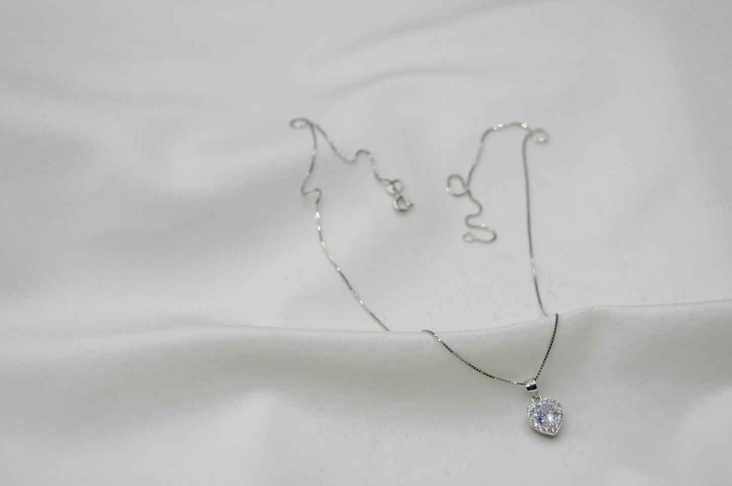 Collana cuore argento 925