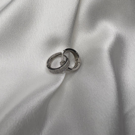 Orecchini zirconati argento 925
