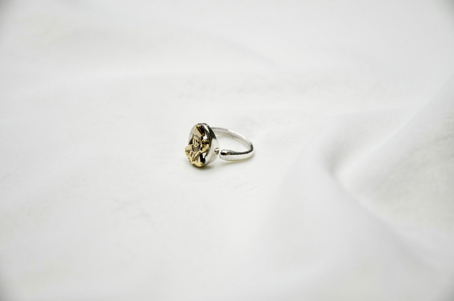Anello sfera San Gennaro argento 925