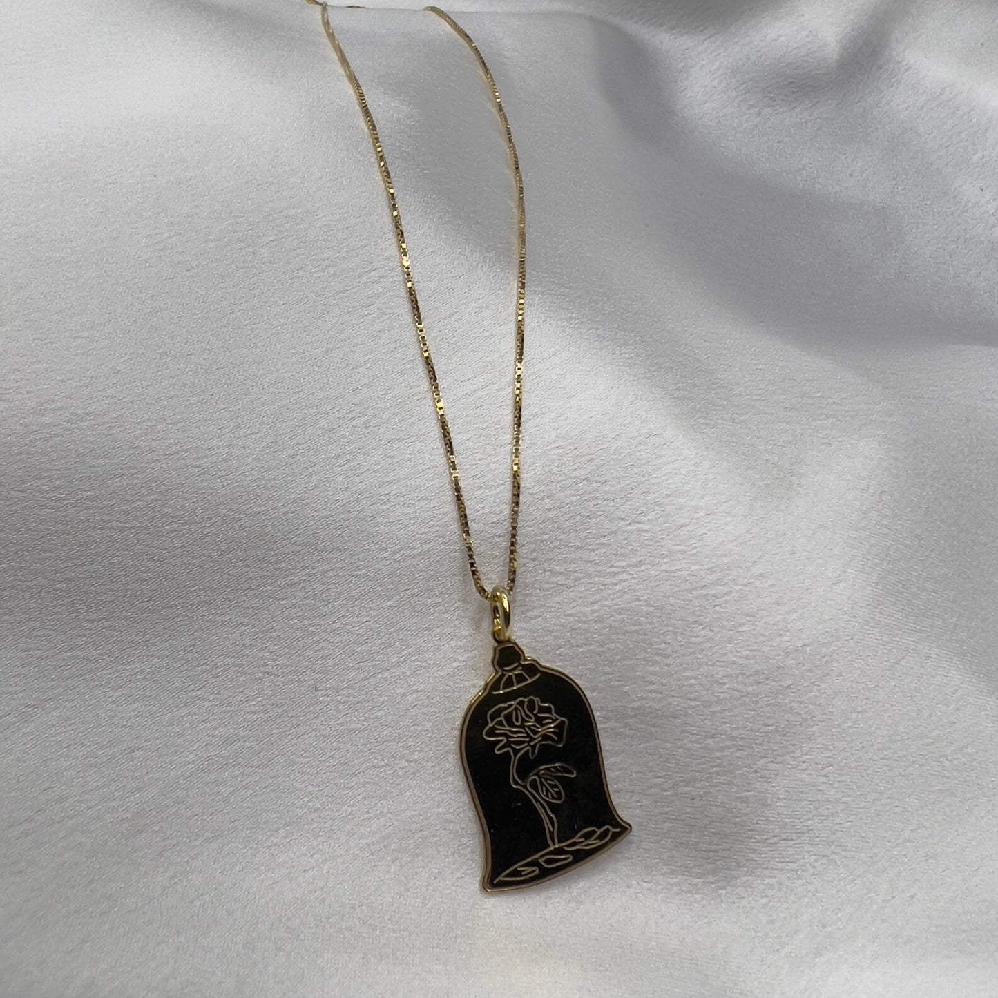 Collana la Bella e la Bestia argento 925