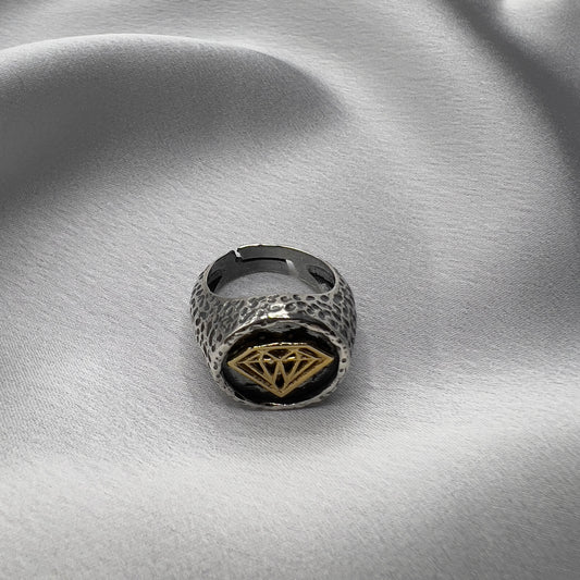 Anello diamond argento 925