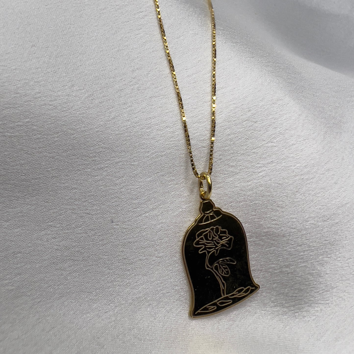 Collana la Bella e la Bestia argento 925