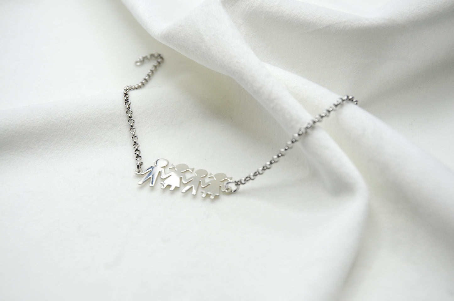 Bracciale Family personalizzabile argento 925