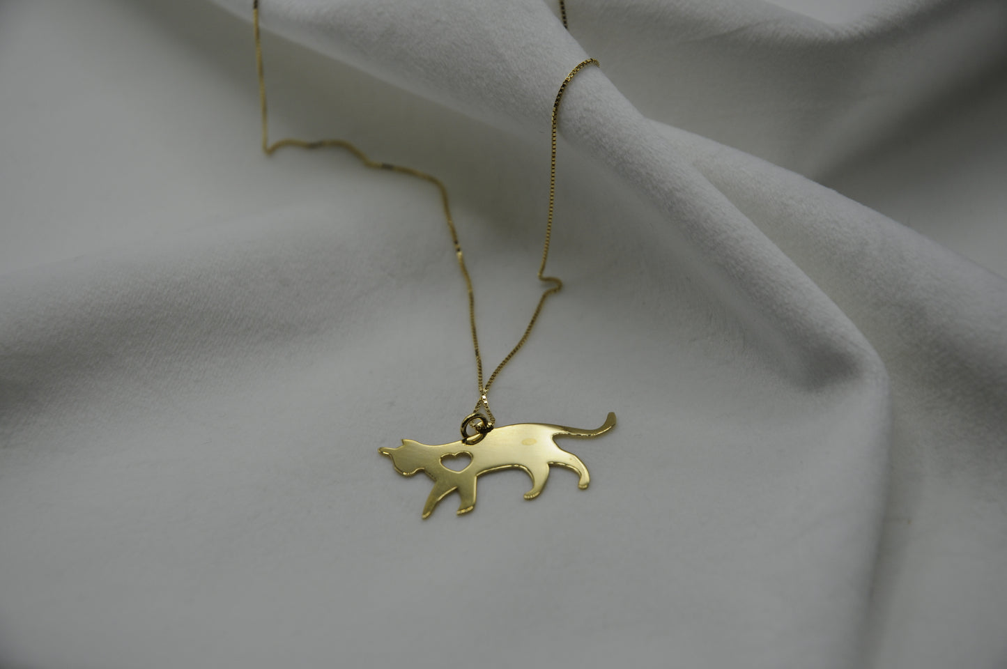 Collana gatto argento 925