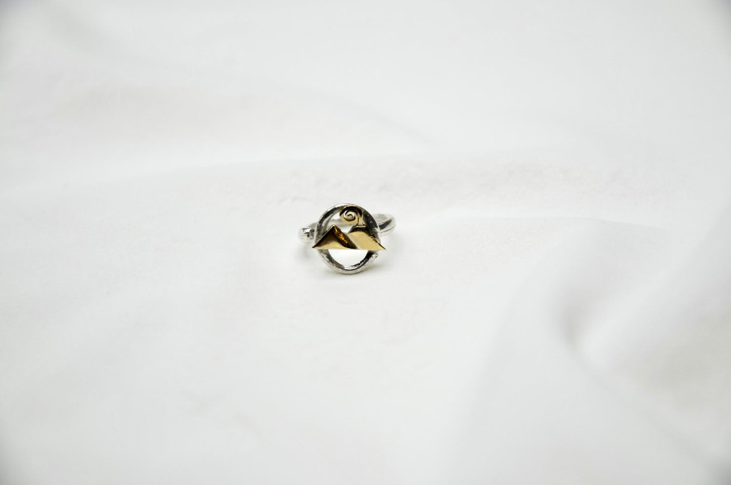 Anello sfera Vesuvio argento 925