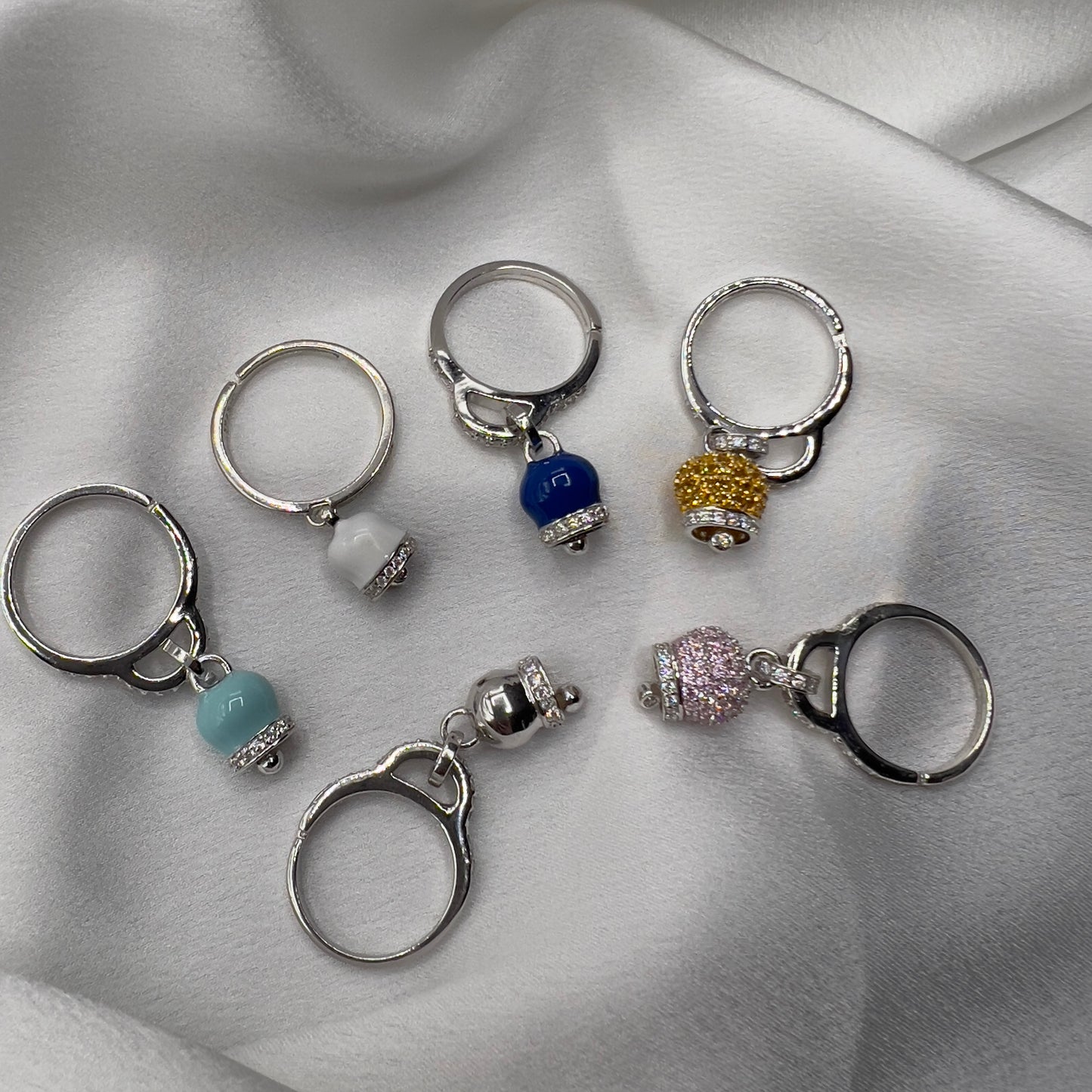 Anello campanella San Michele argento 925
