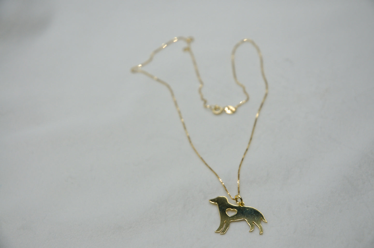 Collana cane argento 925