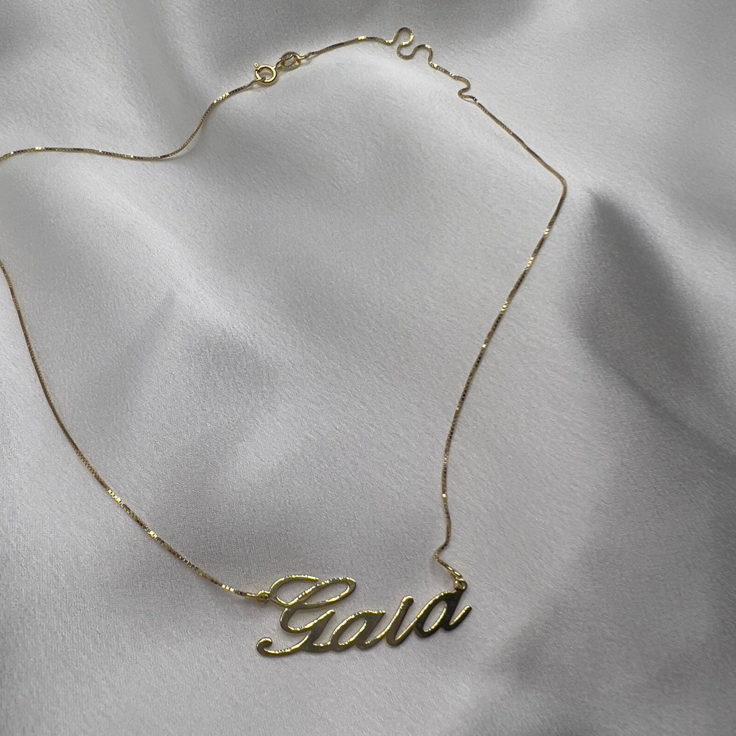 Collana nome argento 925