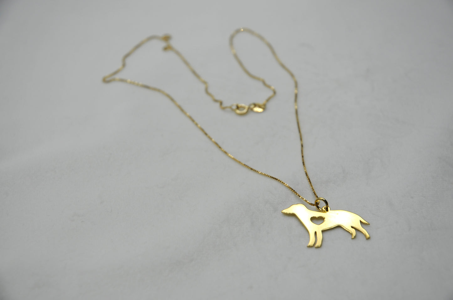 Collana cane argento 925