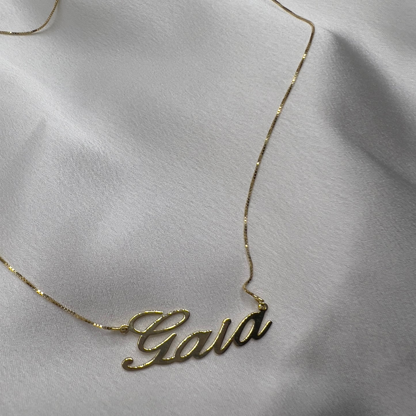 Collana nome argento 925
