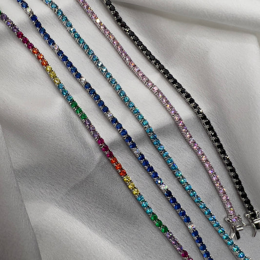 Tennis bracciale argento 925