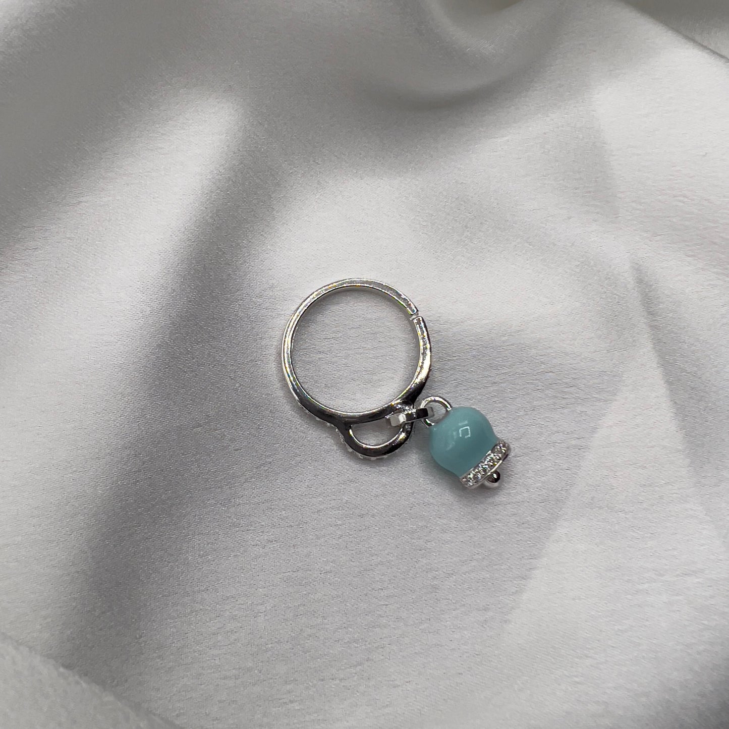 Anello campanella San Michele argento 925