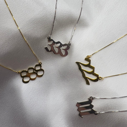 Collana numero angelico argento 925