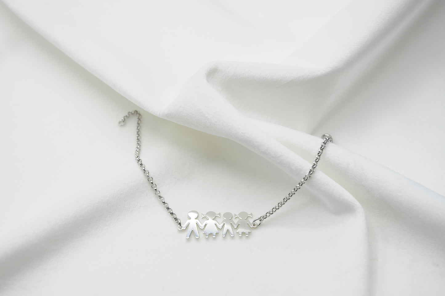 Bracciale Family personalizzabile argento 925